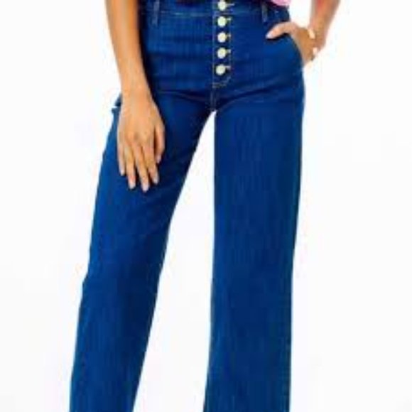Lilly Pulitzer Aileen Button Fly jeans - Picture 7 of 7